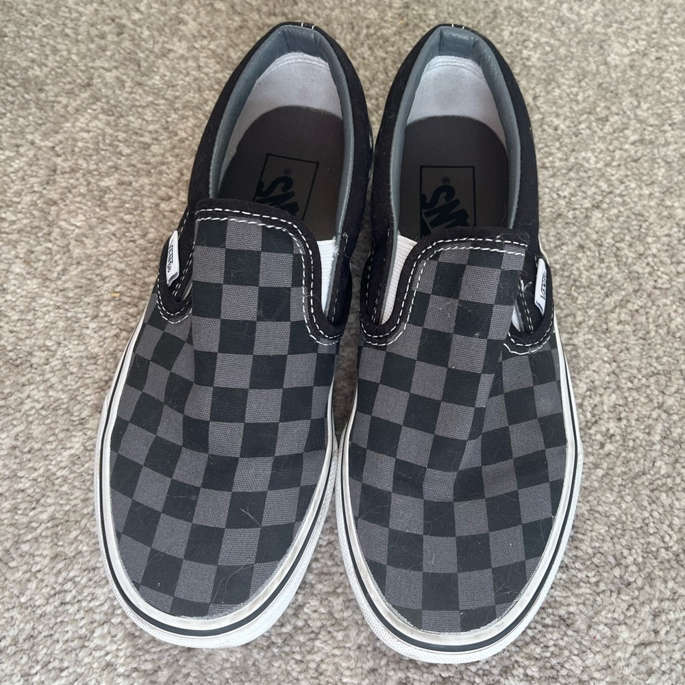 Van’s Checkerboard Slip on’s Size 5.5